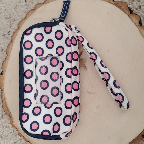 Scout Pink & White Dot Design Wristlet Wallet - Picture 4 of 7